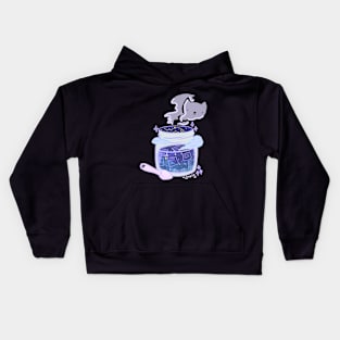 Cat tea Kids Hoodie